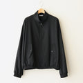 SUPER FINE TROPICAL WOOL ZIP BLOUSON #BLACK [A25SB01MT]