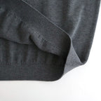 Suvin High Gauge Knit Oversized L/S Shirts #TOP GRAY [GU261-80263C]