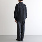 Scale Off Wool Wide Tapered Chef Pants #C.GRAY [GM241-40174B]