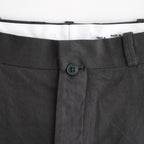 CHINO TROUSERS - WIDE STRAIGHT #CHARCOAL [11062601]