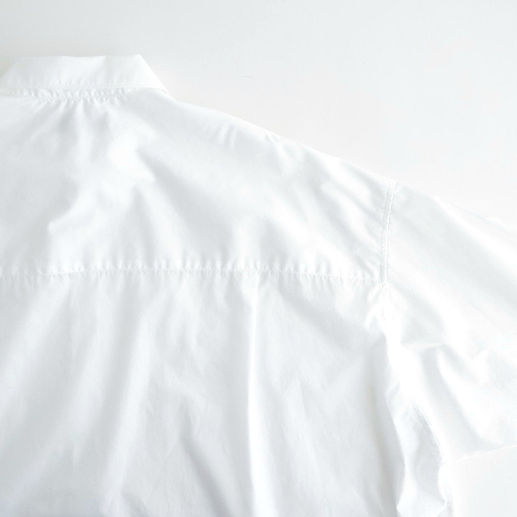 Broad L/S Oversized Regular Collar Shirt #WHITE [GM263-50001B]