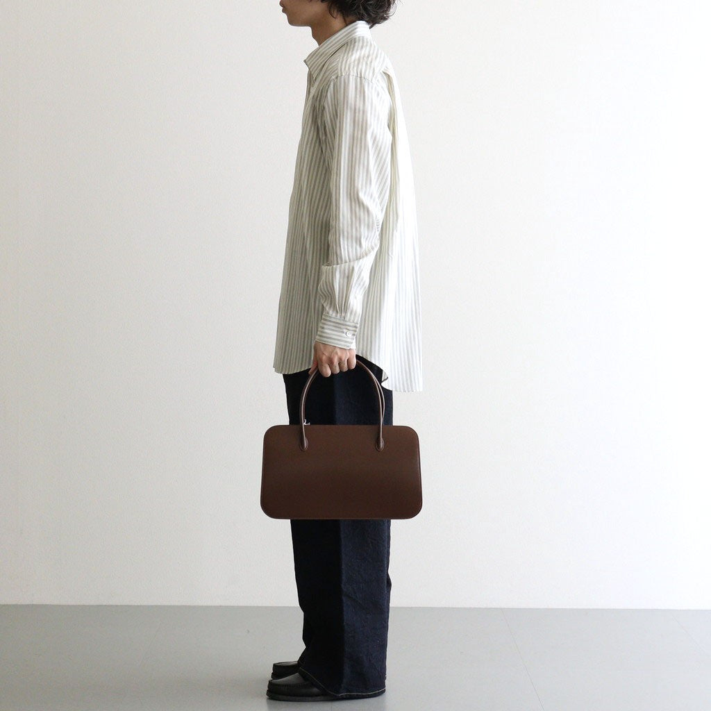 LEATHER TOTE BAG - M MADE BY AETA #BROWN [A26AB04AE]