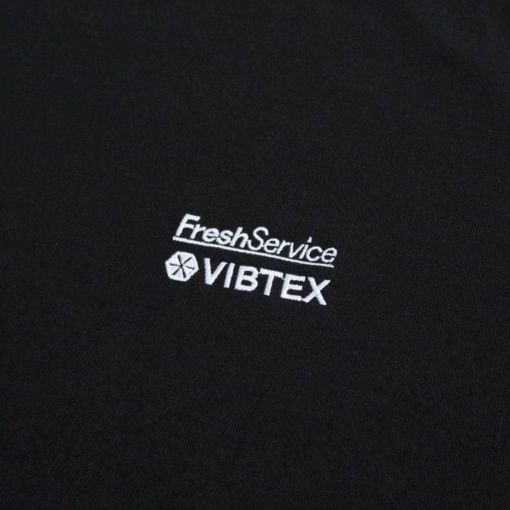 VIBTEX for FreshService L/S CREW NECK TEE #BLACK [FSC244-70177B]