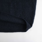 BABY SURI ALPACA SHEER KNIT SKIPPER POLO #NAVY [A26AP04AK]