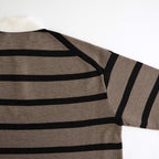Rugby Shirt #BEIGE BROWN×BLACK [I26AW-K8]