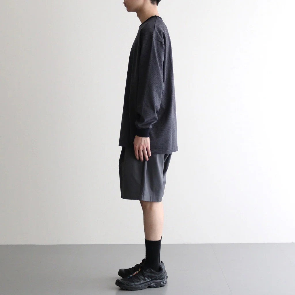 Solotex Twill Wide Chef Shorts #GRAY [GM261-40164B] - ciacura 三重