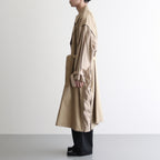 DETACHABLE WIDE TRENCH COAT #KHAKI [YK24FW0736C]