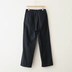 1pleated Wide Tapered Trousers #BLACK [YK26SS01181P]