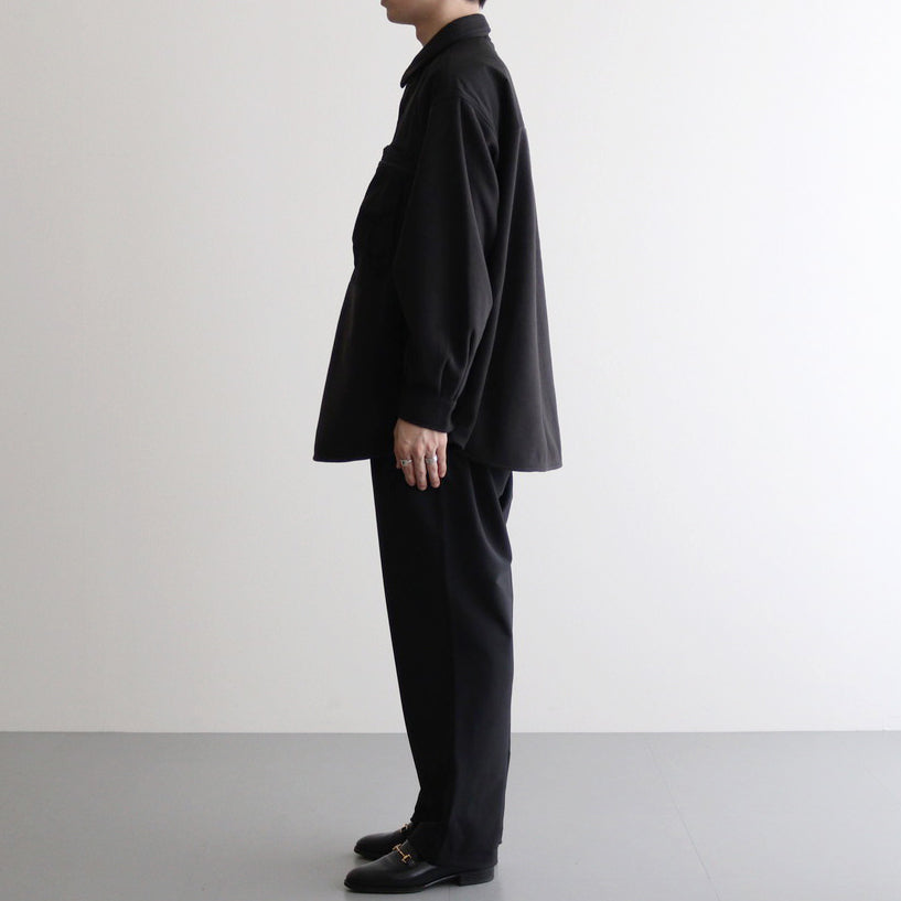 SYNTHETIC FLEECE SHIRT #BLACK [FSC243-30094]