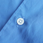 Broad L/S Oversized Regular Collar Shirt #BLUE [GM261-50001B]