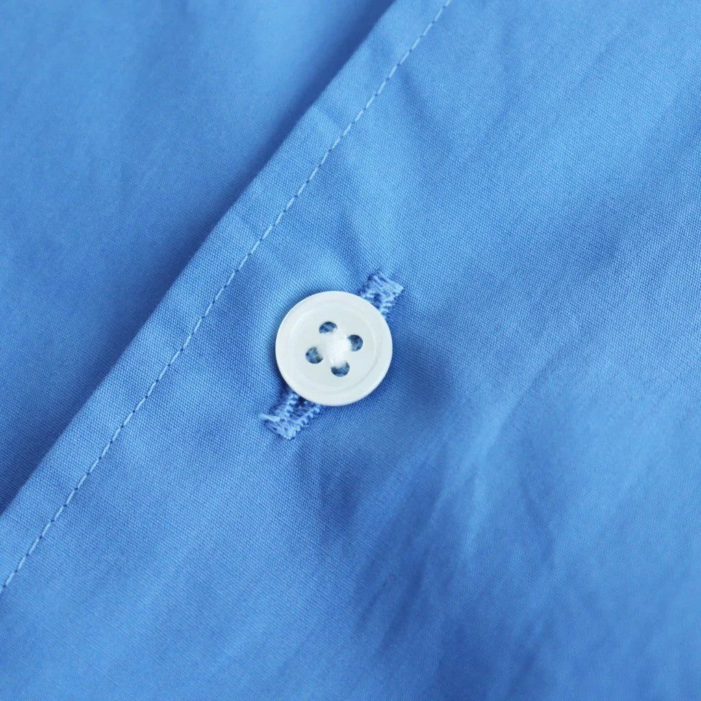 Broad L/S Oversized Regular Collar Shirt #BLUE [GM261-50001B]