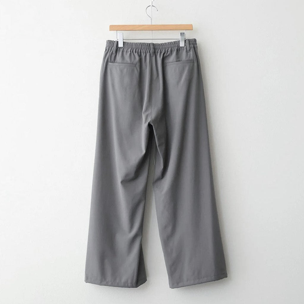 Wool Washer Tropical 2pleated Easy Trousers #GRAY [YK26SS01173P