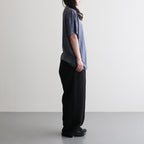 Velour Border T-Shirt #BLUE [I26SS-CUT14]