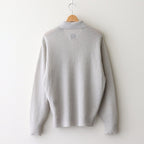 SHEER LIGHT KNIT SKIPPER LS #PALE GREY [ST.1150]
