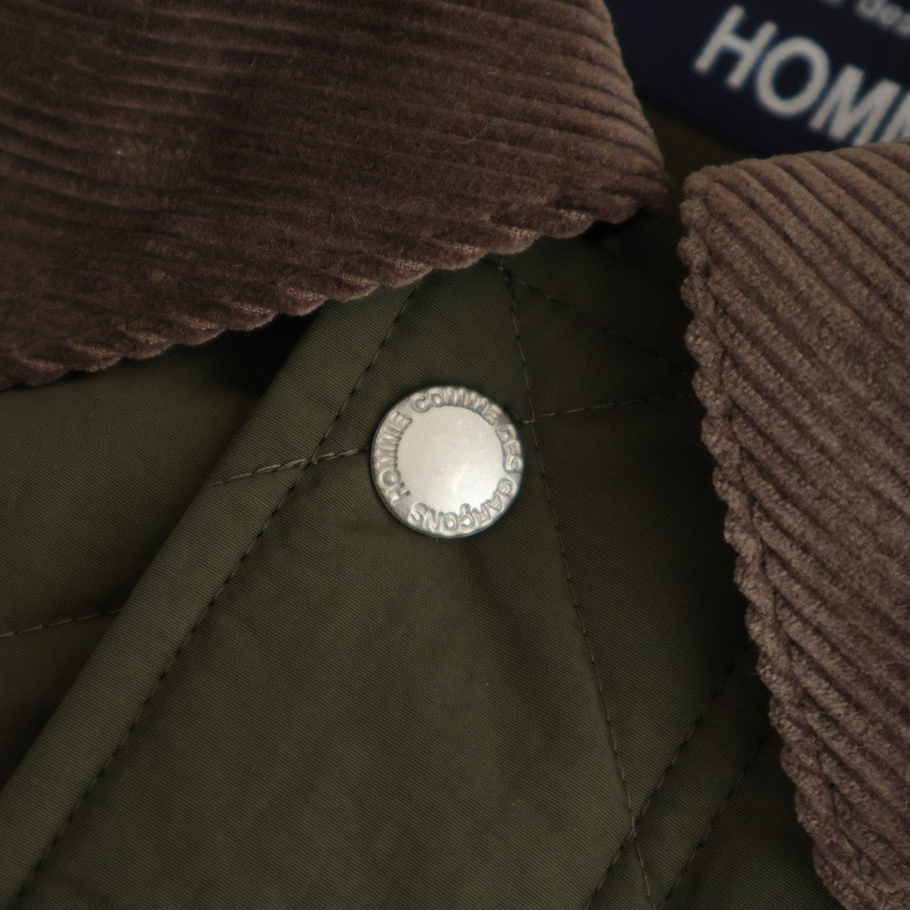 ナイロンタッサーキルトコート #KHAKI [HP-J026-051]