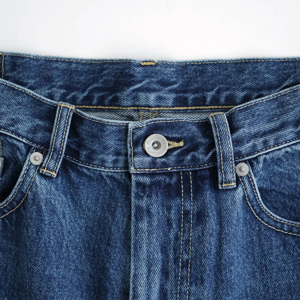 CORPORATE DENIM FIVE POCKET PANTS #DARK WASH [FSC263-40156FB]