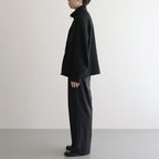 Light Doeskin Stand Collar Jacket #BLACK [GM243-30062]