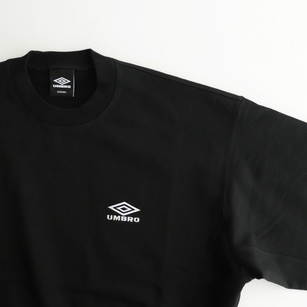ssstein × UMBRO - HIGH GAUGE COTTON SWEAT LS #BLACK [ST.1346]