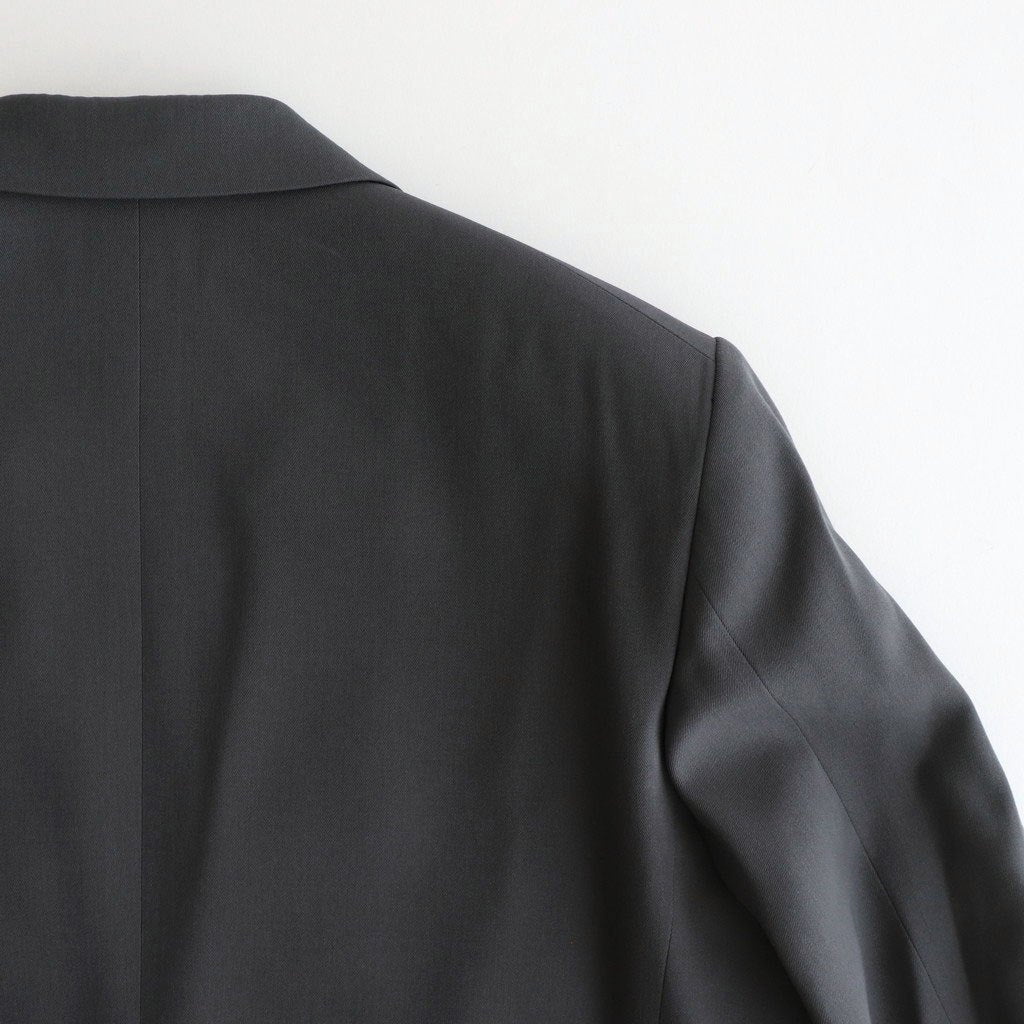 LIGHT WOOL MAX GABARDINE JACKET #DARK GRAY [A25AJ01MG]