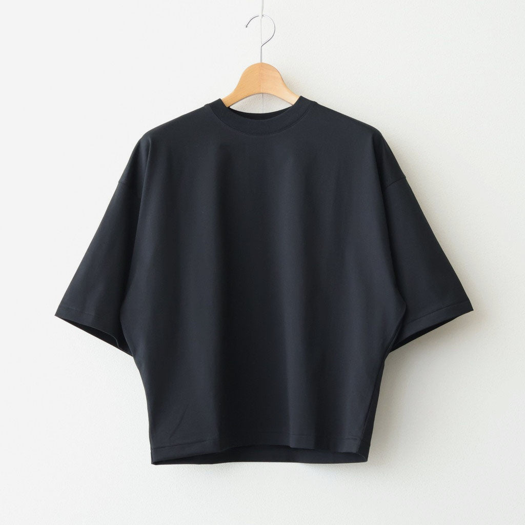 SUVIN 60/2 WIDE SLEEVE T-SHIRT #BLACK [KKAGLM0016]