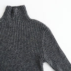 CASHMERE NEP KNIT TURTLE #MIX GRAY [A26AT04NE]