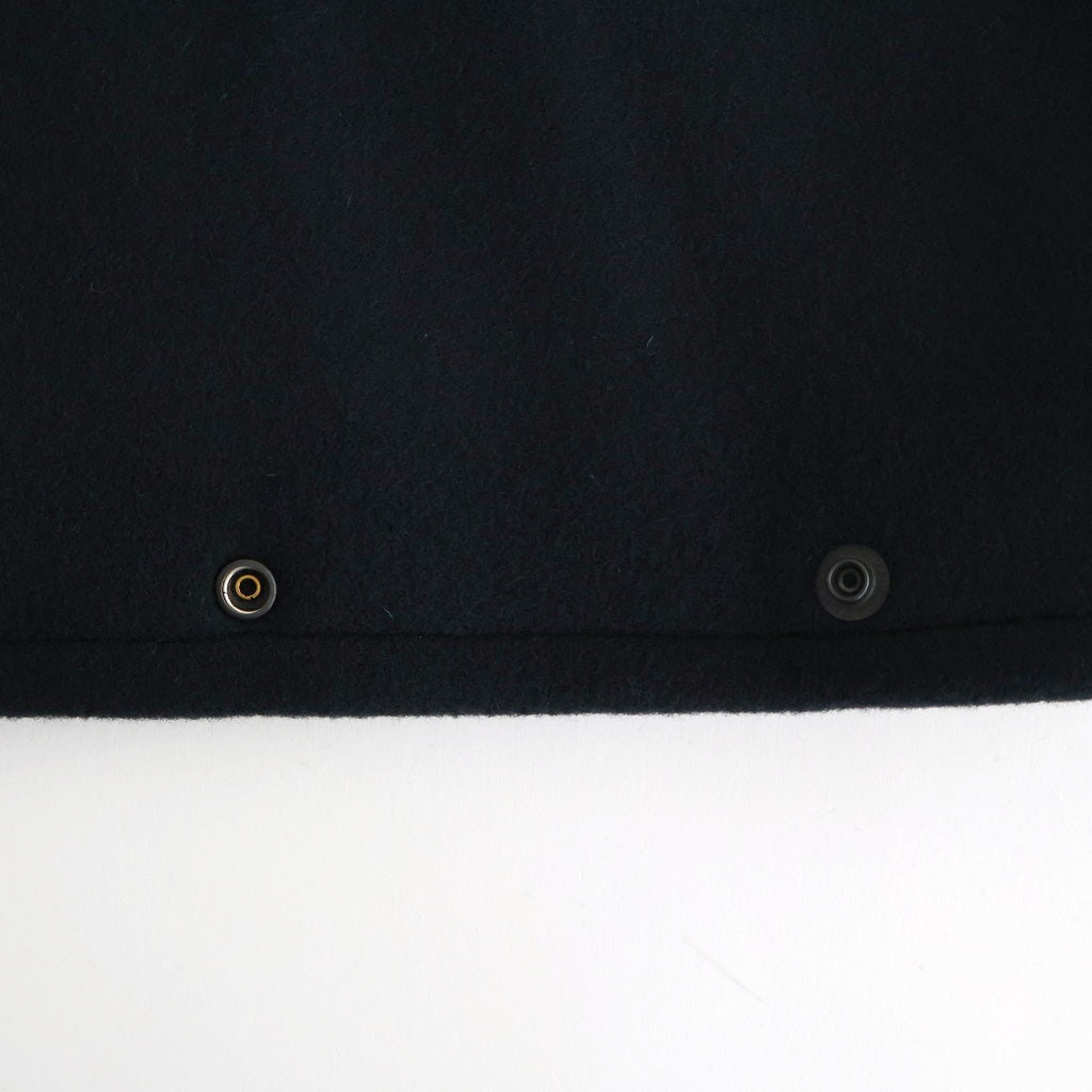 Melton Stand Collar Zip Blouson #BLACK [YK25FW01034B]