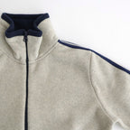 Fleece Tight Fit Track Jacket #OATMEAL [I25AW-BC119]
