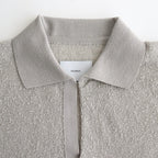 SHEER LIGHT KNIT SKIPPER LS #PALE GREY [ST.1150]
