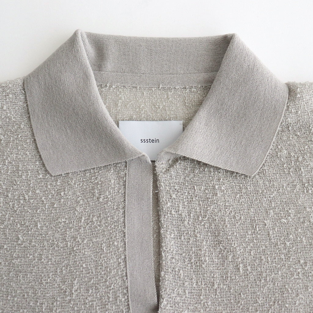 SHEER LIGHT KNIT SKIPPER LS #PALE GREY [ST.1150]