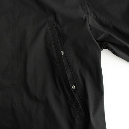 Solotex Twill Oversized Coat #BLACK [GU243-10328B]