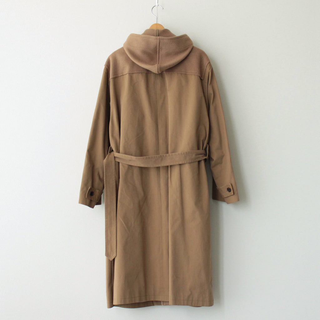 BROKEN DUFFLE COAT #BEIGE [YK23FW0520C] – ciacura