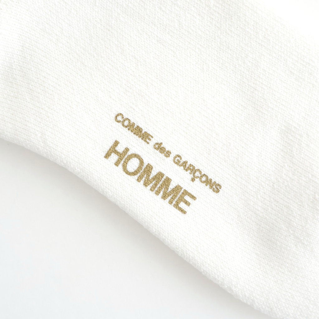 綿パイル刺繍ソックス #WHITE [HQ-K501-051]