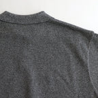 Moss Stitch Polo #D.Gray [2501-011]