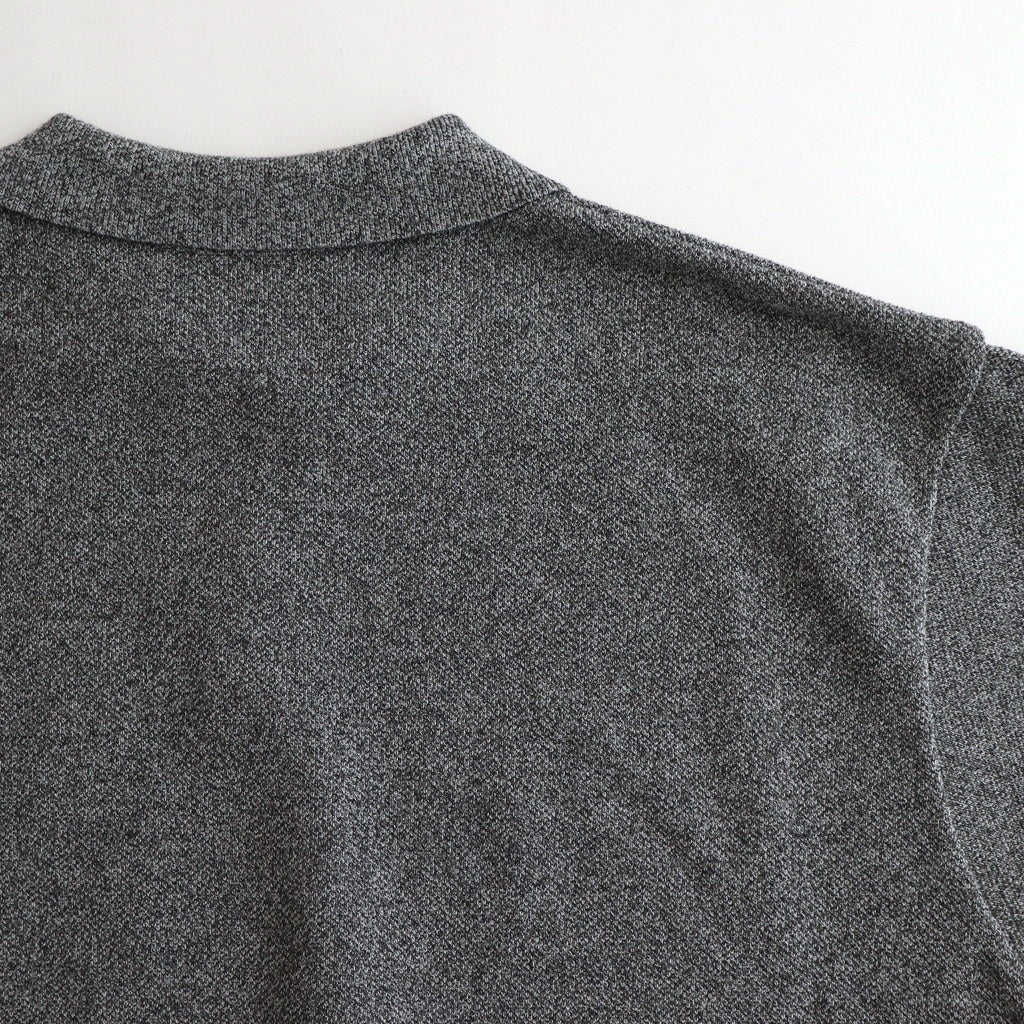 Moss Stitch Polo #D.Gray [2501-011]