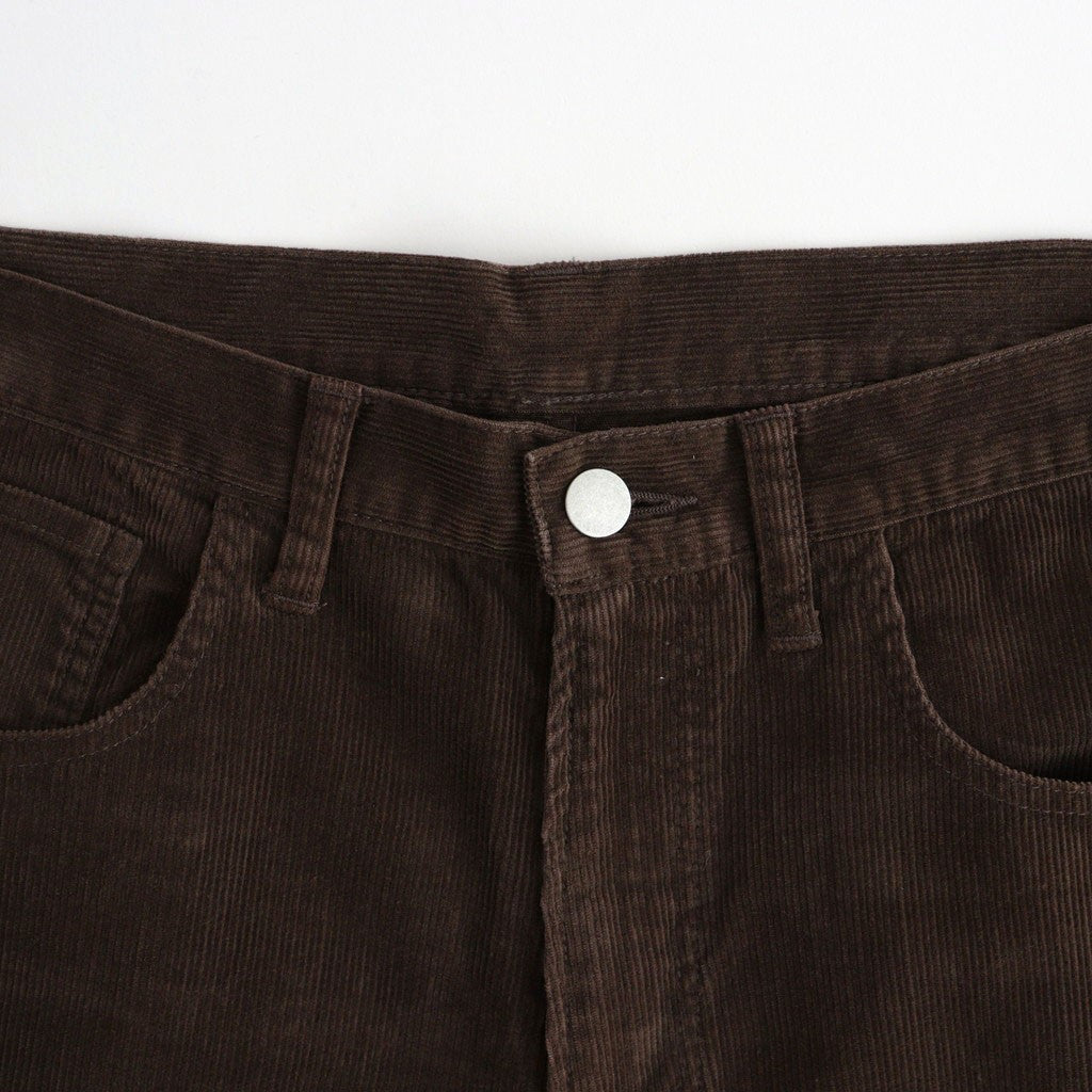 VINTAGE CORDUROY ROUND PANTS #BROWN [ST.1573]