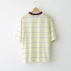 Sheer Border T-shirt #L/GRN [12610629]