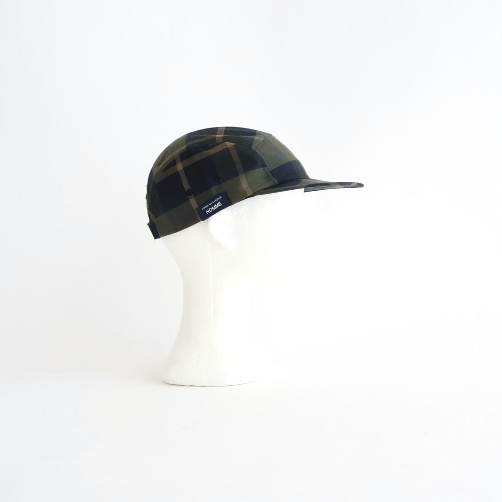 BRIEFING 綿エステルチェック キャップ #KHAKI [HQ-K602-051