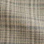 SILK LINEN NEP CHECK ONE-TUCK SLACKS #DARK BROWN CHECK [A26SP04SN]