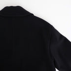 SUPER FINE WOOL MOSSER CHESTERFIELD COAT #BLACK [A25AC05WM]