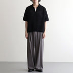 Wool Washer Tropical 2pleated Easy Trousers #GRAY [YK26SS01173P]