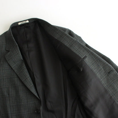 BLUEFACED WOOL CHECK JACKET #CHARCOAL CHECK [A24AJ01CB]