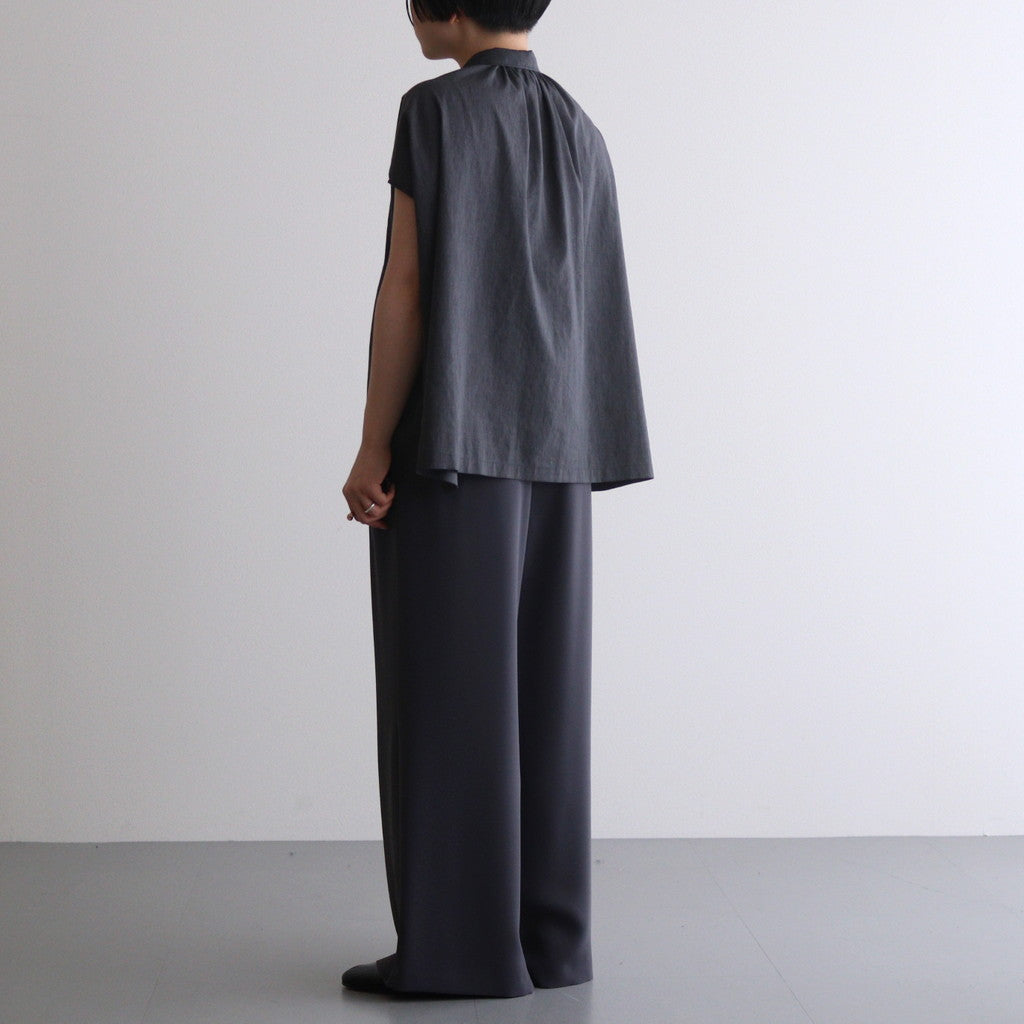 Satin Easy Wide Pants #C.GRAY [GL241-40226B]