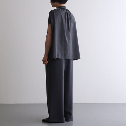 Satin Easy Wide Pants #C.GRAY [GL241-40226B]