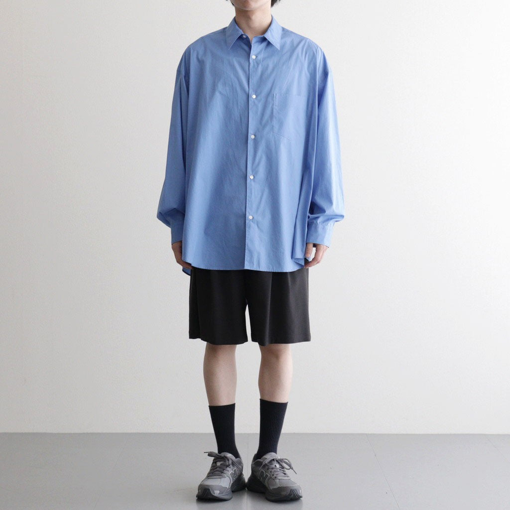Wool Washer Tropical 2Pleated Easy Shorts #CARBON [YK26SS01174P