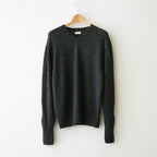 Baby Alpaca V-neck Sweater #Charcoal [YK26FW01379S]
