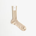 GIZA HIGH GAUGE SOCKS #BEIGE [A00S02SX-M]