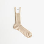 GIZA HIGH GAUGE SOCKS #BEIGE [A00S02SX-M]