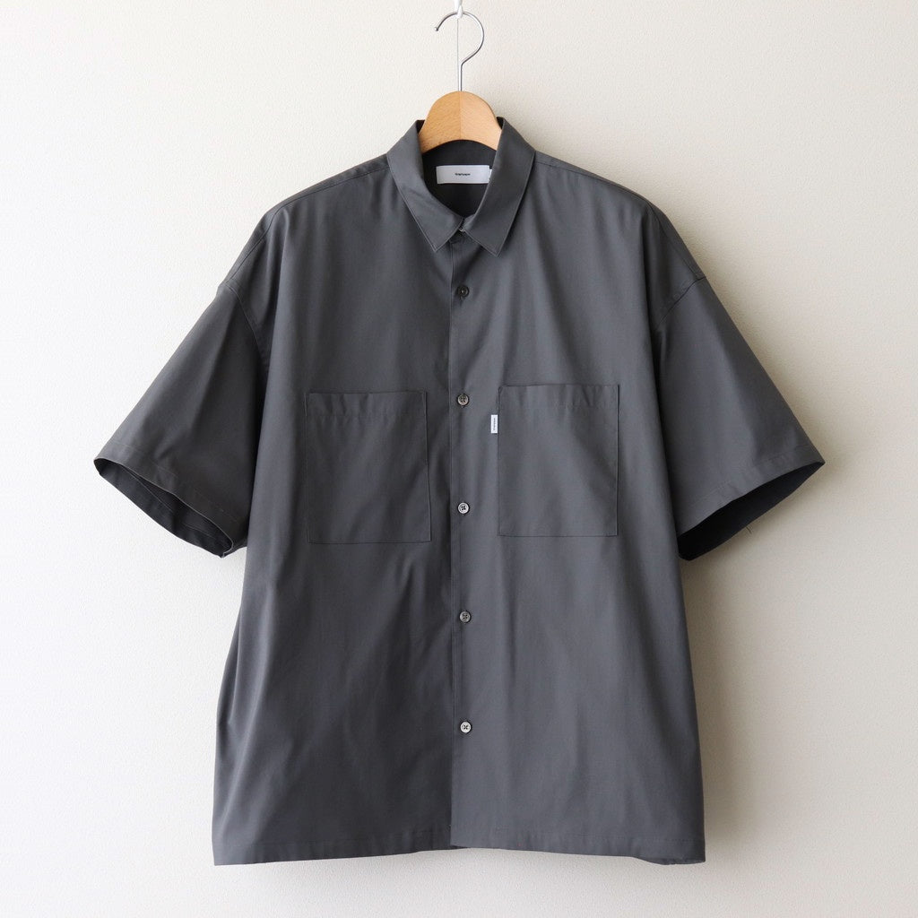 Solotex Twill S/S Oversized Box Shirt #GRAY [GM251-50323B]