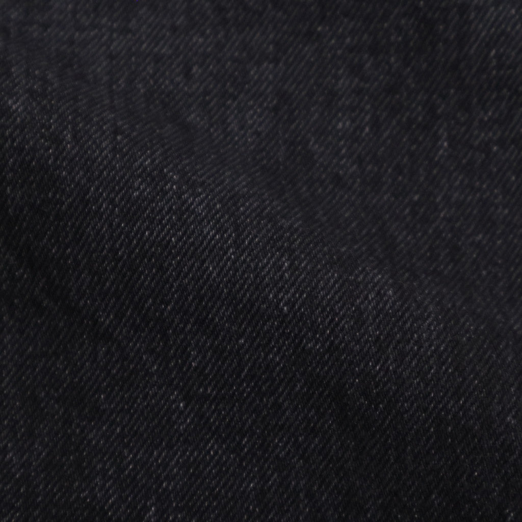 Selvage Denim Belted Pants #BLACK_DARK FADE [GU261-40064DB]