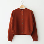 Women's Cable C/N Cardigan #BRICK [2503-021]